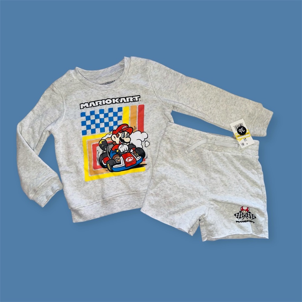 NWT Mario Toddler Set